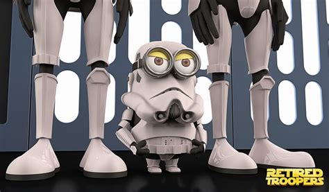 Despicable Me Minions Retired Troopers Star Wars