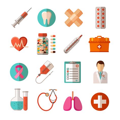 Medical Icons Set 466159 Vector Art At Vecteezy