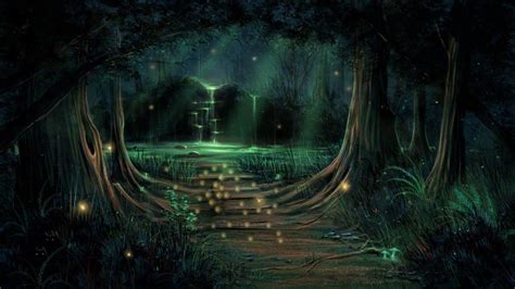 39 Enchanted Forest Wallpapers On Wallpapersafari