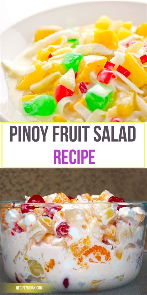 How To Make Filipino Fruit Salad Recipes
