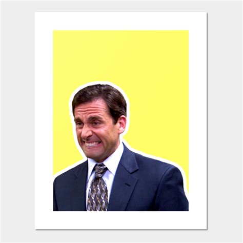 The Office Michael Scott Cry Face The Office Us Posters And Art
