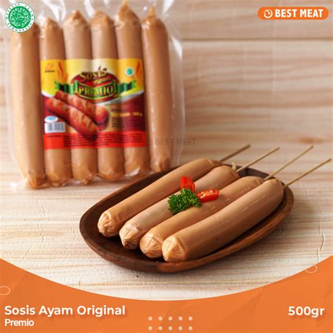 Sosis Ayam Premio Original 500 Gr Home Best Meat Indonesia