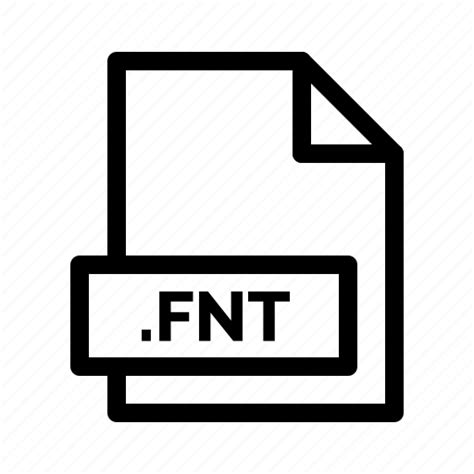 Extension File Fnt Format Type Icon