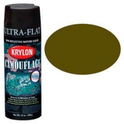 Krylon Krylon Camouflage With Fusion For Plastic Paint Olive Drab