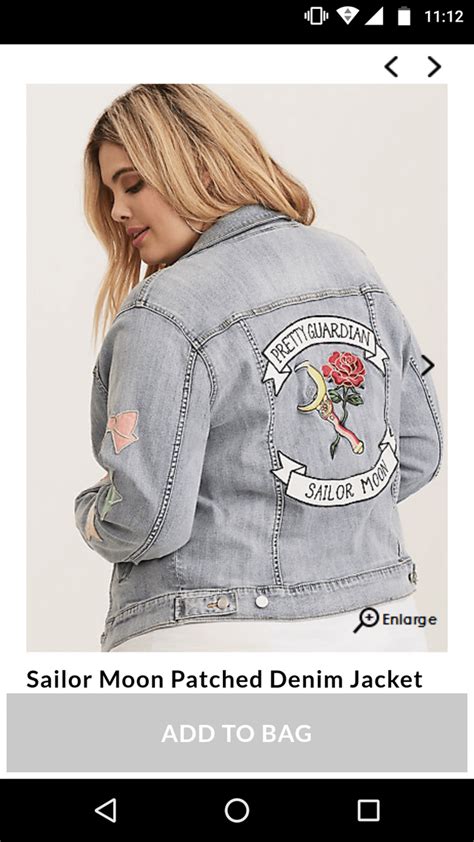 Sailor Moon Denim Jacket From Box Lunch And Torrid Missing Sailor
