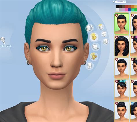 Please Make Colored Eyelashes A Feature For All Hairstyles