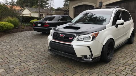 2015 Flared Subaru Forester FXT HOOD INSTALL! 