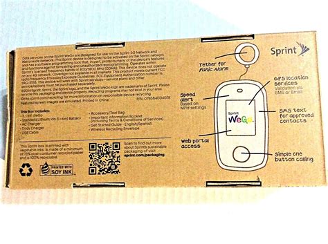 Sprint Wego Mobile Phone Safety Device For Children Sealed In Box