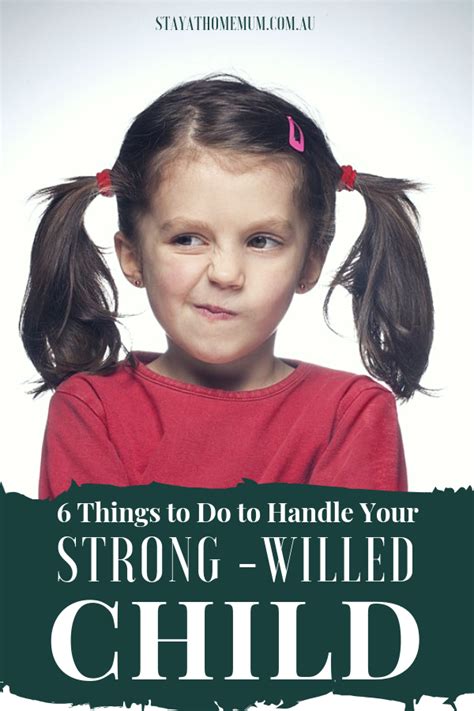 6 Things To Do To Handle Your Strong Willed Child