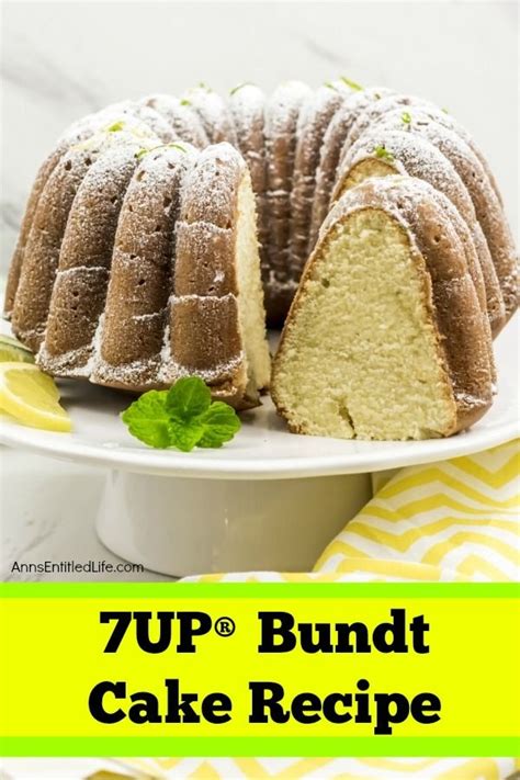 Merupakan pakan kucing untuk segala usia. 7UP® Bundt Cake Recipe
