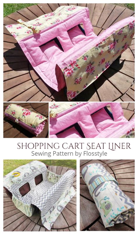 Diy Fabric Shopping Cart Seat Cover Free Sewing Patterns Fabric Art
