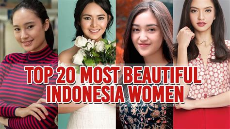 top 20 most beautiful indonesia women youtube