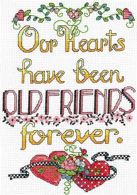 5 out of 5 stars. "Old Friends Forever" | Cross Stitch Pattern
