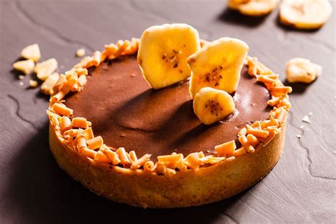 recette tarte à la banane et au chocolat marie claire