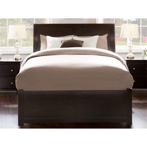 Afi Portland Queen Solid Wood Bed With Twin Xl Trundle In Espresso 1