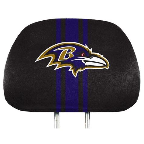 Baltimore Ravens Headrest Covers Full Printed Style Baltimore Ravens