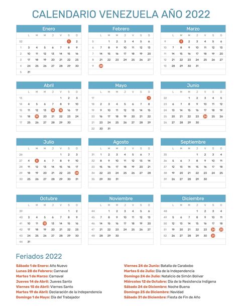 Calendario De Venezuela Año 2022 Feriados Calendario 2018 Para