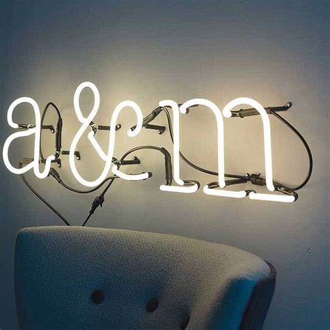 Neon Letter Light By Letteroom