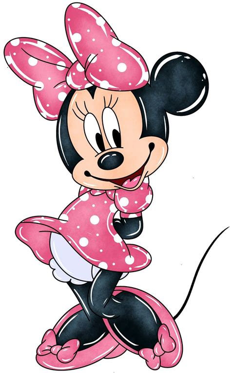 Minnie Watercolor Minnie Mouse Clipart Minnie Watercolor Clipart Minnie Mouse Png Minnie
