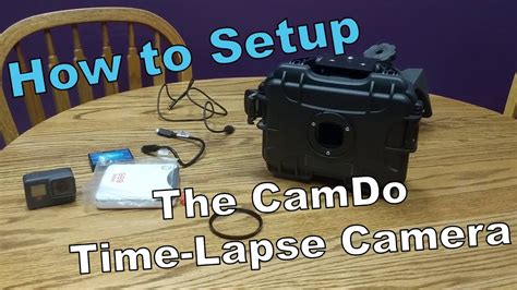 How To Setup The Camdo Time Lapse Camera Blinkx Dryx And Gopro Hero 5
