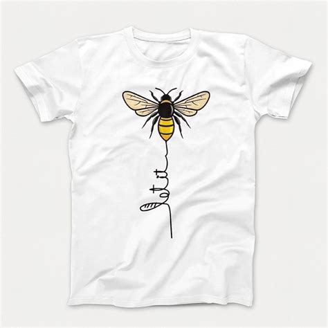 Let It Bee Shirt Womens Inspirational Shirt Womens Etsy