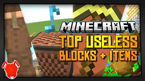 9 FORGOTTEN MINECRAFT BLOCKS & ITEMS?! - YouTube