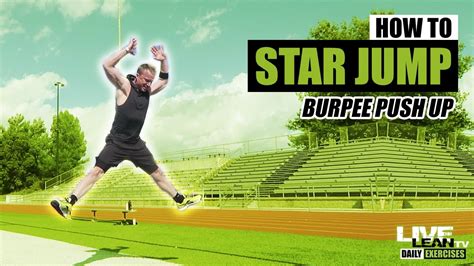 How To Do A Star Jump Burpee Push Up Exercise Demonstration Video And