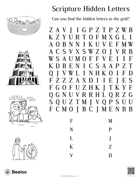 Old Testament Themed Word Searches Beeloo Printables