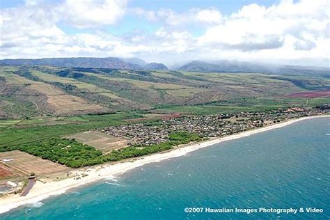 Kekaha Beach Park Kauai Kekaha Aerial View Kauai