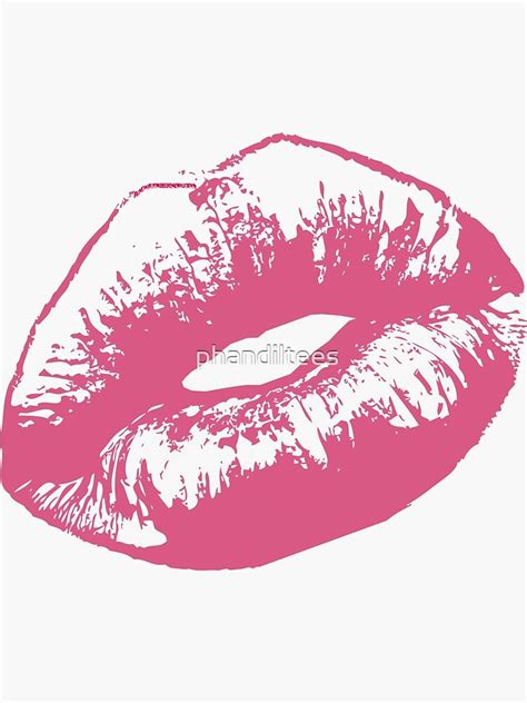 Smooch Sticker For Sale By Phandiltees Redbubble