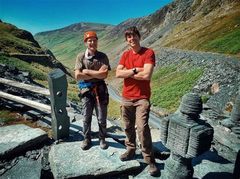 Strictly Come Dancing Stars Visit Honister Slate Mine Cumberland And
