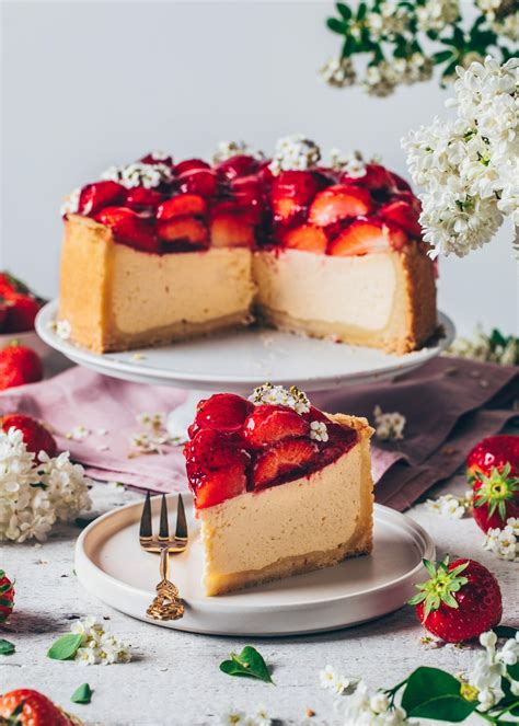 Best Vegan Cheesecake With Strawberries Bianca Zapatka