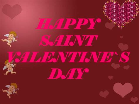 Ppt Happy Saint Valentine`s Day Powerpoint Presentation Free