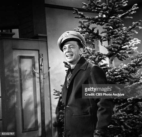 american actor don knotts appears as deputy barney fife in an episode news photo getty images