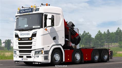 ETS Mod Scania NG Crane Chassis V Euro Truck Simulator YouTube