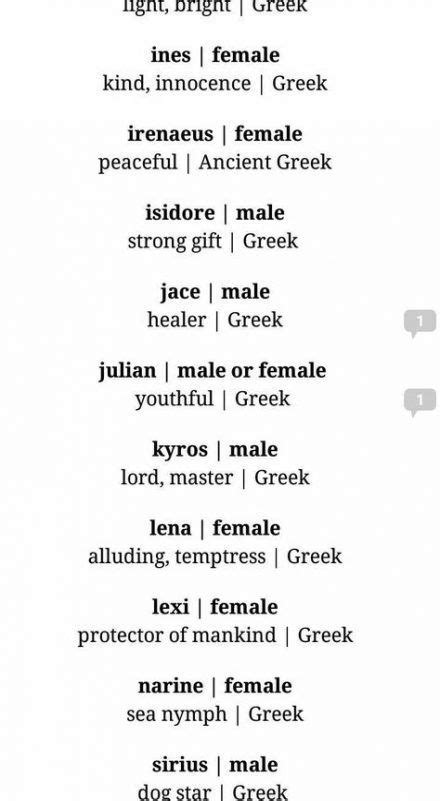 Baby Names Greek Design 54 Ideas For 2019 Character Names Names