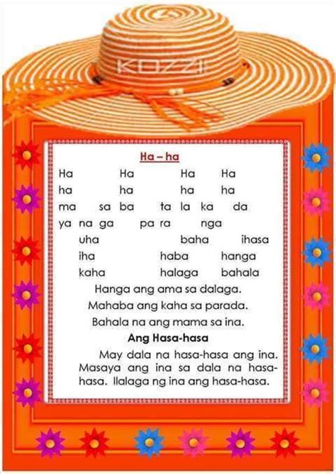 Teacher Fun Files Filipino Reading Materials For Kindergarten Teacher