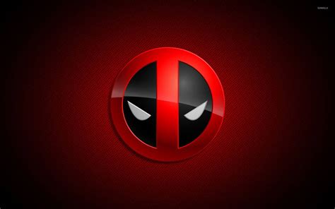 Download Deadpool Black And Red Icon Wallpaper