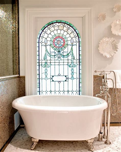 See more of modern stained glass window designs on facebook. To da loos: Stained glass windows in the bathroom