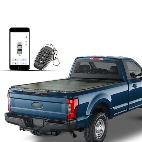 Power Electric Retractable Truck Bed Tonneau Cover For Ford F Series F