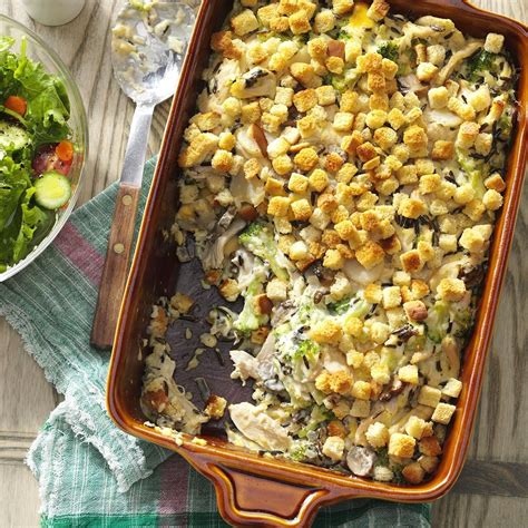 Better yet, some of these casserole dishes are ideal for a healthy lifestyle, while others are as decadent and filling as they look. Creamy Turkey Casserole Recipe | Taste of Home