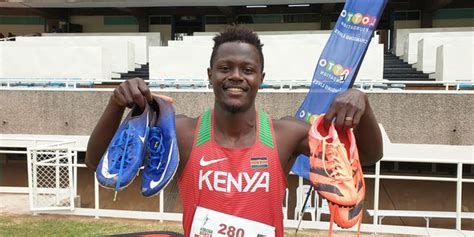 National 100m record holder ferdinand omanyala hit olympics qualifying time at kasarani stadium . Sprinter Mark Otieno gets Sh1million boost from Safaricom ...