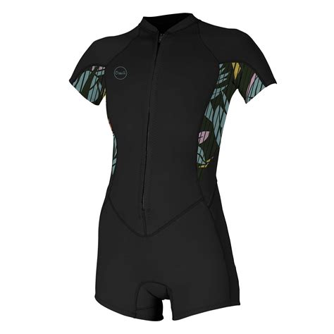 Oneill Bahia 21 Front Zip Shorty Wetsuit Free Delivery