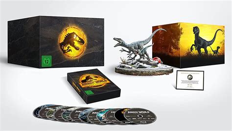 Jurassic World Ultimate 6 Film Steelbook 4k Collection And Collectors Edition Inkl Figur Defr