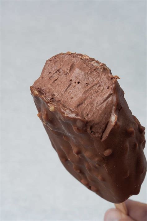 Chocolate Ice Cream Bar Without Machine Spatula Desserts