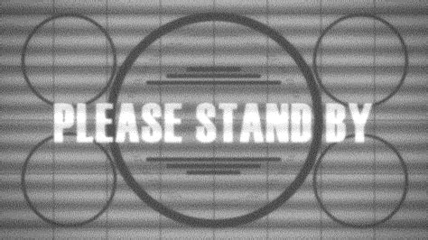Old Tv Please Stand By. Stock Footage - YouTube