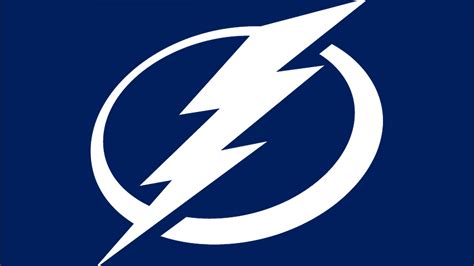 The tampa bay lightning logo color scheme palette has 2 colors which are cool black (#002468) and white (#ffffff). Emblem Logo NHL Tampa Bay Lightning In Blue Background ...
