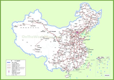 China Railway Map 2021 China Train Map China Discovery 84d