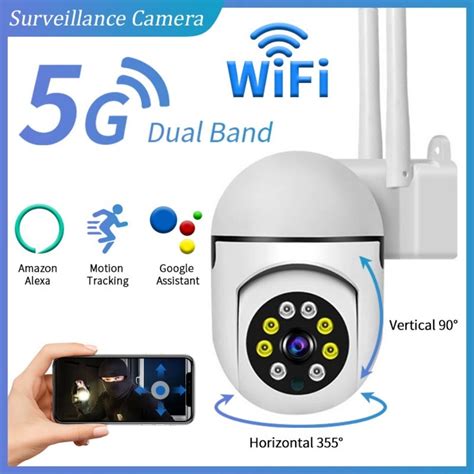 Wireless 5g Security Camera Wifi Waterproof Surveillance Camera Ir