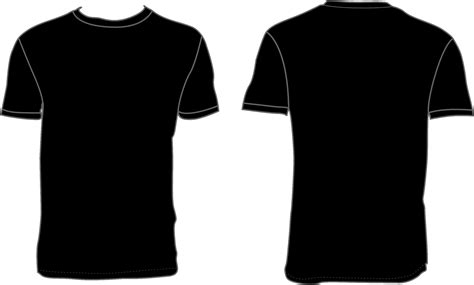 Download Black T Shirt Template T Shirt Your Logo Png Image With No